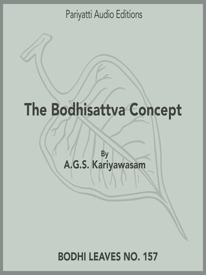 cover image of The Bodhisattva Concept